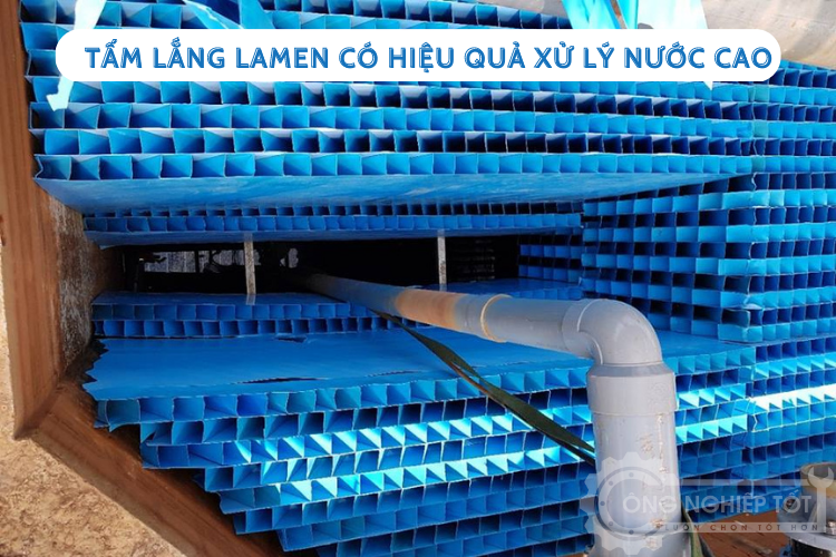 Tấm lắng lamella là vật tư xử lý nước thải, nước cất,... an toàn, tiết kiệm, hiệu quả cao